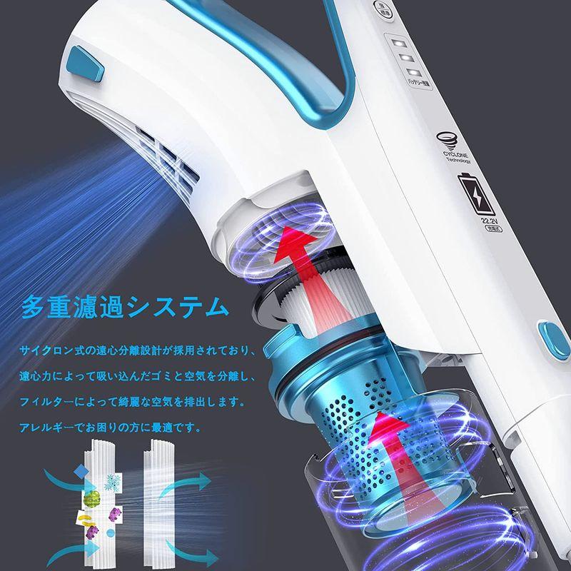 激安先着掃除機 コードレス 23000PA コードレス掃除機 超軽量1.17KG 40