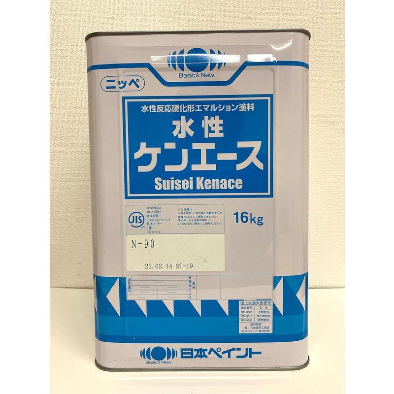 日本ペイント 水性反応硬化形エマルション塗料 水性ケンエース N-90 16kg :20221013001019-01193:矢嶋 - 通販 ...