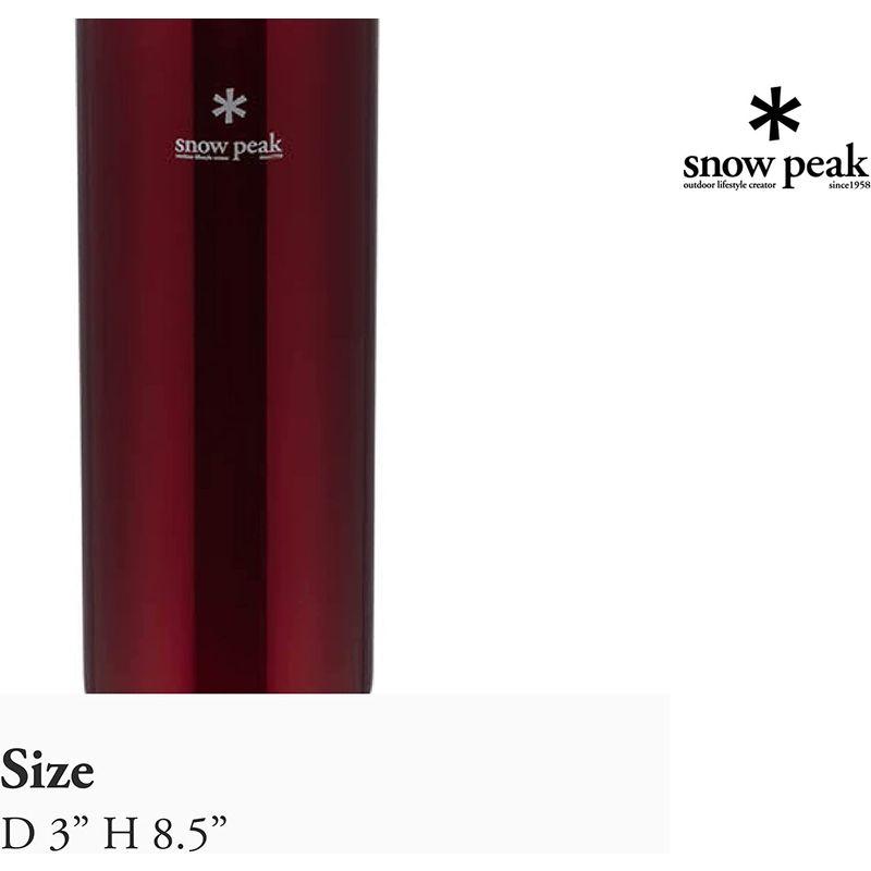 スノーピーク(snow peak) システムボトル500 ワインレッド TW-071R-WR :20230412095037-00366:矢嶋