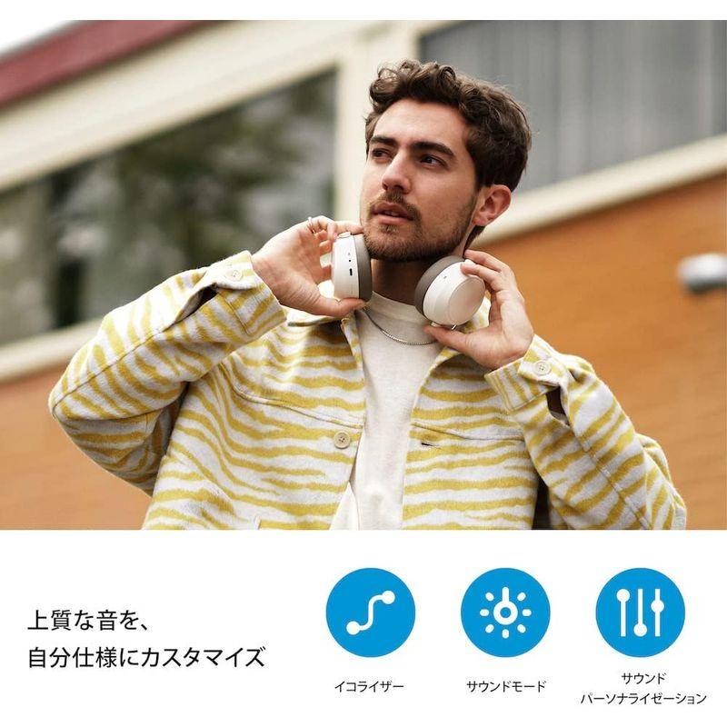 ゼンハイザー Sennheiser ワイヤレスヘッドホン MOMENTUM 4 Wireless Black 高性能ドライバー ノイズキャン イヤホン、ヘッドホン