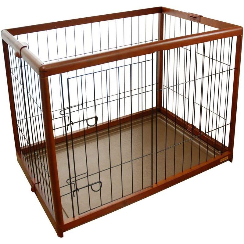 ワンモード 折りたたみ 木製ペットサークル 幅95㎝ ワンモード 木製折たたみペットサークル (M) JPC-95