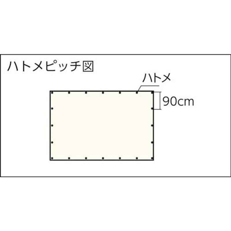 TRUSCO(トラスコ)　ブルーシートα2500寸法10.0m×10.0m　BSA25-1010