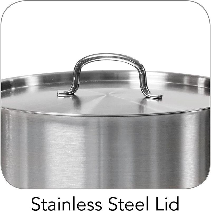 Tramontina ProLine 24 Qt. Stainless Steel Covered Stock Pot by