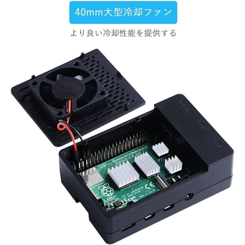 スピード対応 全国送料無料スピード対応 全国送料無料GeeekPi Raspberry Pi 4ケース(ファン付き)5V 3A USB-C電源4個ヒートシンクUSBカードリーダー1mマイクロH ベアボーン、キット GeeekPi Raspberry Pi POEハットケース ラズベリーパイアクリルケースRaspberry Pi 4B 3B