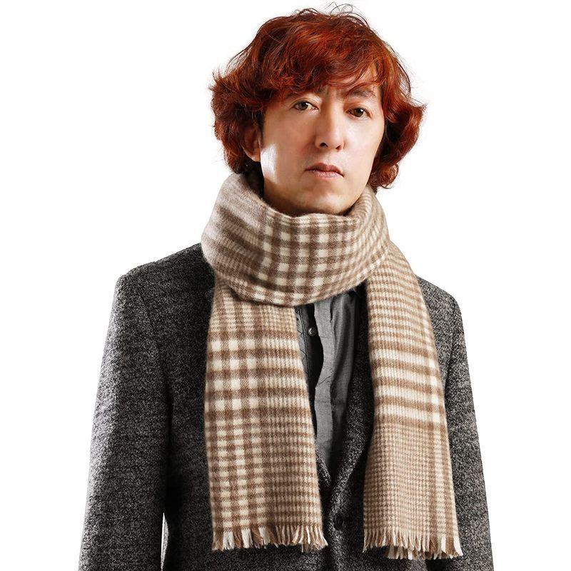 人気商品の 秋 通勤用 ギフト クリスマス ストール チェック柄 男性 スカーフ メンズ マフラー 100 カシミヤ 冬 クリ ギフト プレゼント マフラー qhema Com