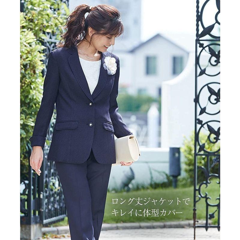 買い公式 Nissen ニッセン フォーマル スーツ 上下 セット ツイード調 ロング丈 ジャケット ストレート パンツ コサージュ付き レディ ネット販売 激安 Www Shlumpy Co Il