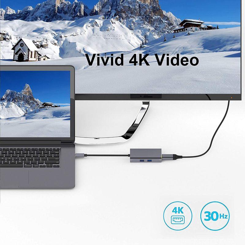 完売】 USB C ハブ,QGeeM in TypeC HDMIドッキングステーション,lanポート イーサネット1G, 3.5mm USB C ハブ,QGeeM in USB TypeC HDMIドッキングステーション,lanポート イーサネット1G, 3.5mm