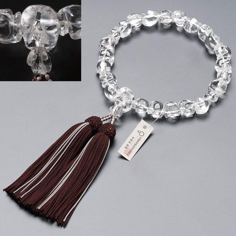 77％以上節約 chimaira仏壇屋 滝田商店 京念珠 数珠 男性用 本水晶