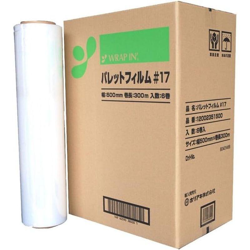 ホリアキ　ラップイン　パレットフィルム　#17　500mm×300m巻　WPF17-50-30　6本入