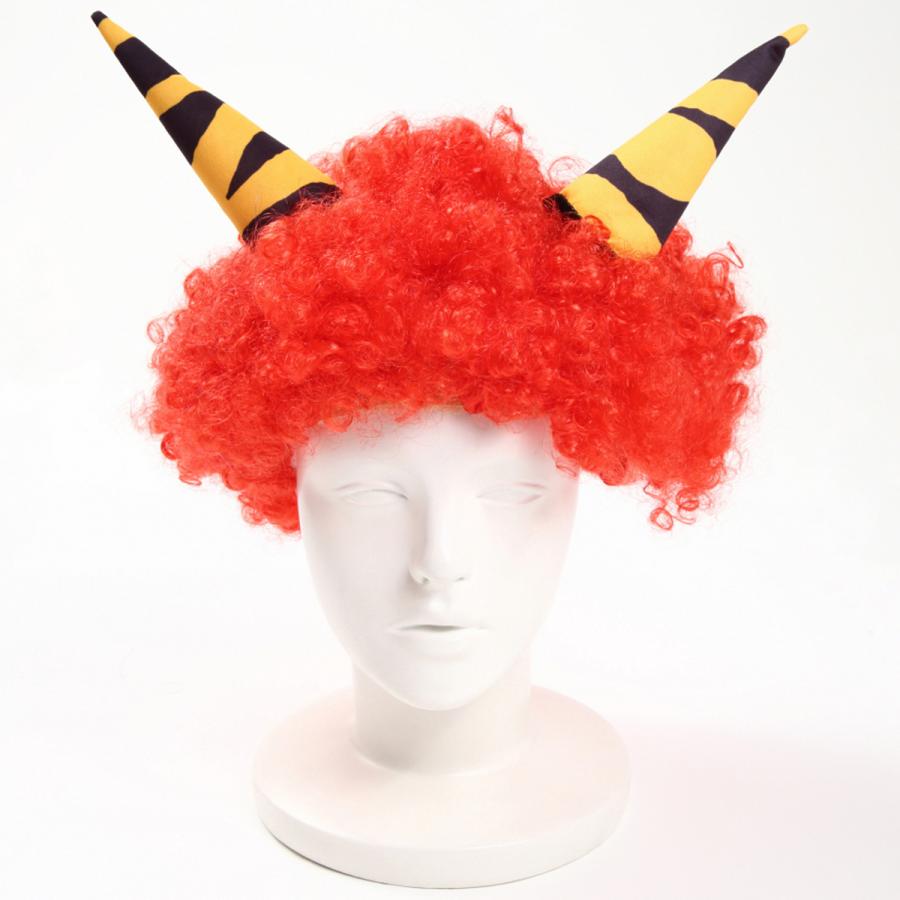 節分 鬼 豆まき ウィッグ かつら 仮面 お面 仮装 赤 青 緑 大人用 フリーサイズ 男女兼用 Oniwig01 Making Smile 通販 Yahoo ショッピング