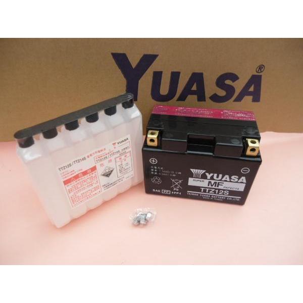 YUASA 台湾ユアサ ディスカウント 直営ストア TTZ12S 充電済み YTZ12S FTZ12S シャドウ750 CBR1100XX シルバーウイング Tmax530 フォルツァ MF08 ブラックバードVFR800