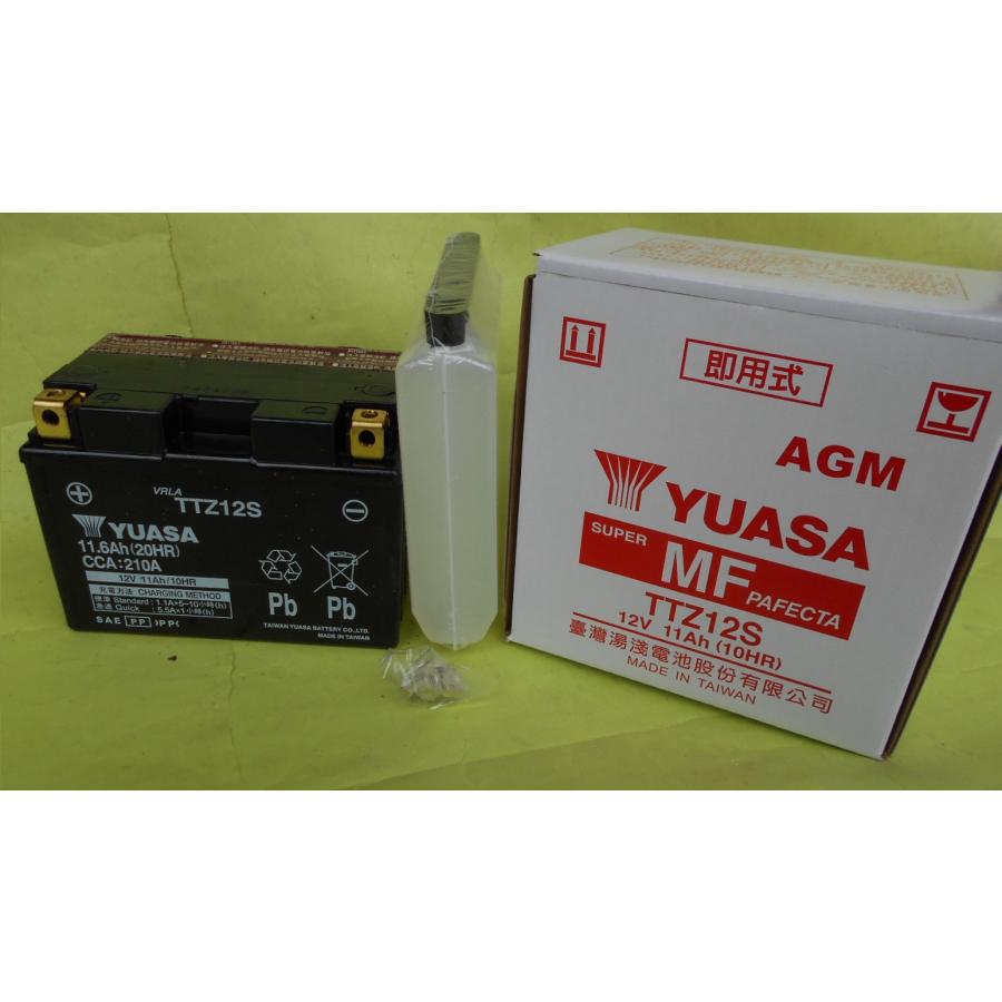 新品未使用！GSユアサ YTZ12S バッテリー 12V 11.6Ah 液別可 YUASA 台湾ユアサ TTZ12S YTZ12S FTZ12S シャドウ750