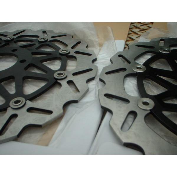 Arashi製 WAVEDISC027黒 ZX-12R ZZR1200 ZZR1100 ZX-9R ZXR750 ZX-7R