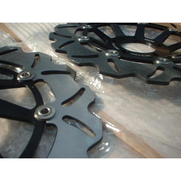 Arashi製 WAVEDISC ウエイブディスク1012黒 新品 GSX-R750 88-95 / GSX