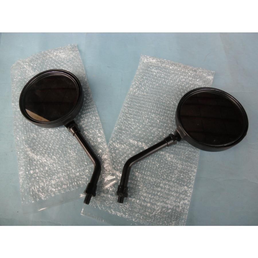 Z2 タイプ 新品 黒色 バックミラー ショートタイプ 左右セット 正ネジ