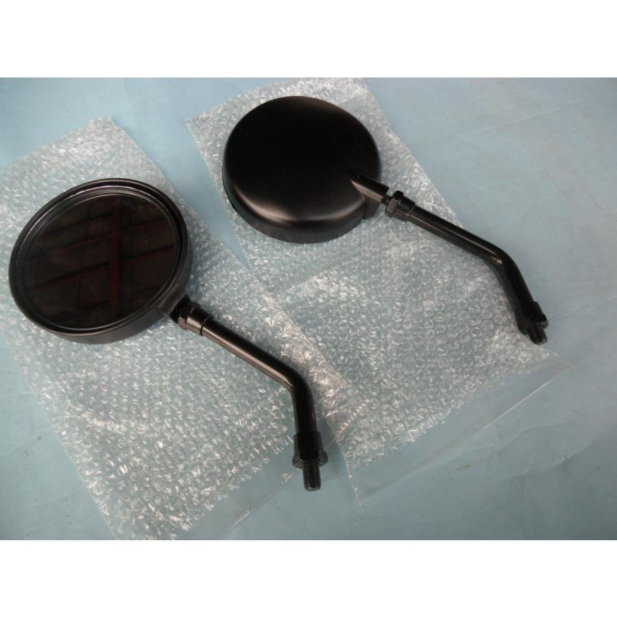 Z2 タイプ 新品 黒色 バックミラー ショートタイプ 左右セット 正ネジ