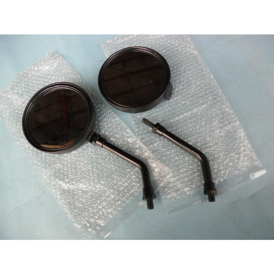 Z2 タイプ 新品 黒色 バックミラー ショートタイプ 左右セット 正ネジ