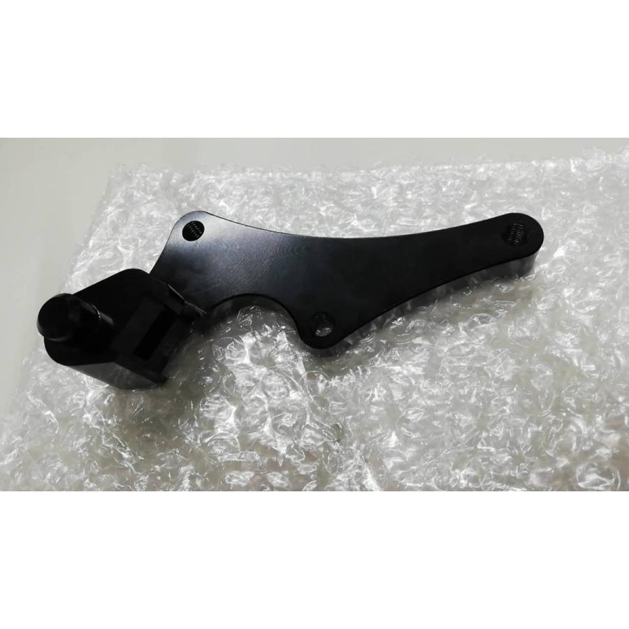 専用 純正キャリパー専用 320mmプレート用 キャリパーサポート 黒色