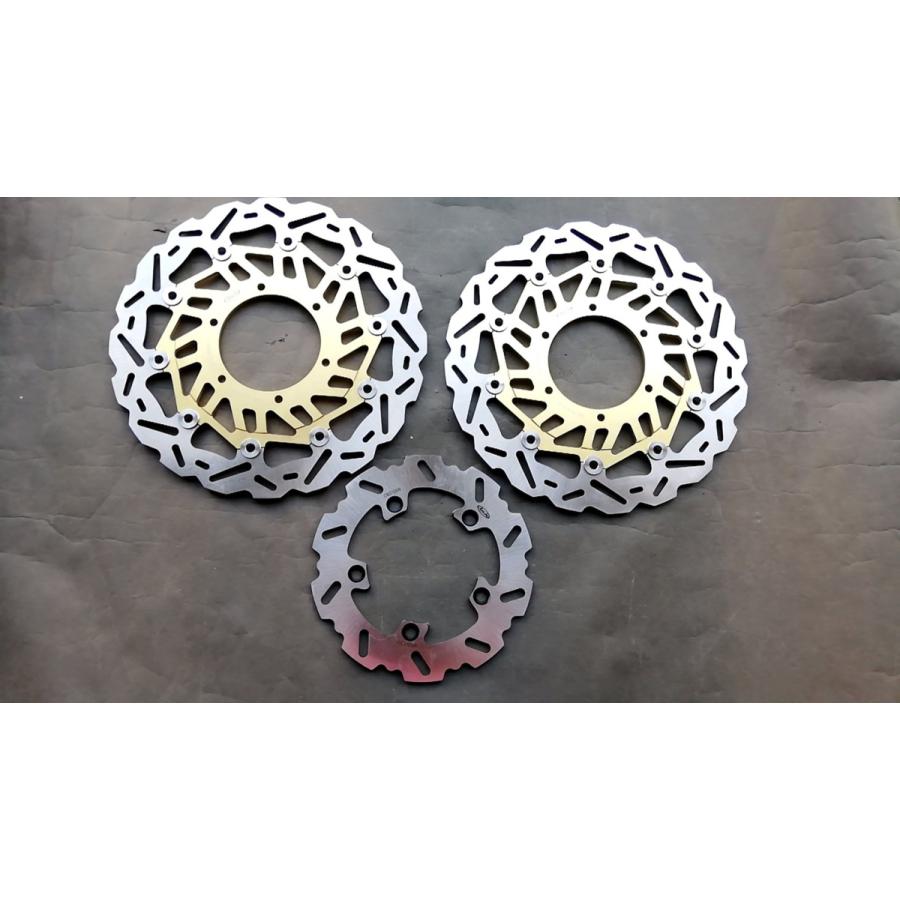 メール便なら送料無料 Arashi製 ウエイブディスク108金109 18 19 Gsx R1000 Gsx R1000r Gsxr1000 Wavedisc 新品 前後セット アラシ 嵐 デイスク 最適な材料 Kamatcatering Ae Kamat Ae