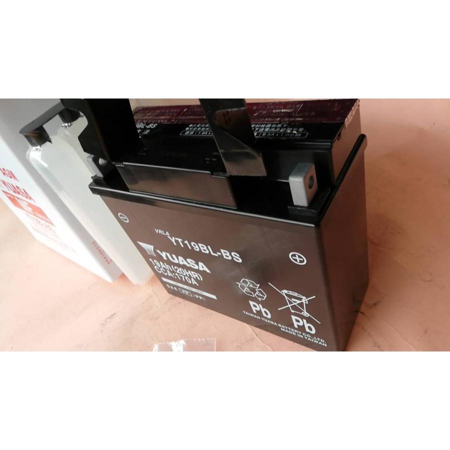 専用 カワサキ（Kawasaki） 液入れ充電済み バイク用バッテリー YT19BL-BS