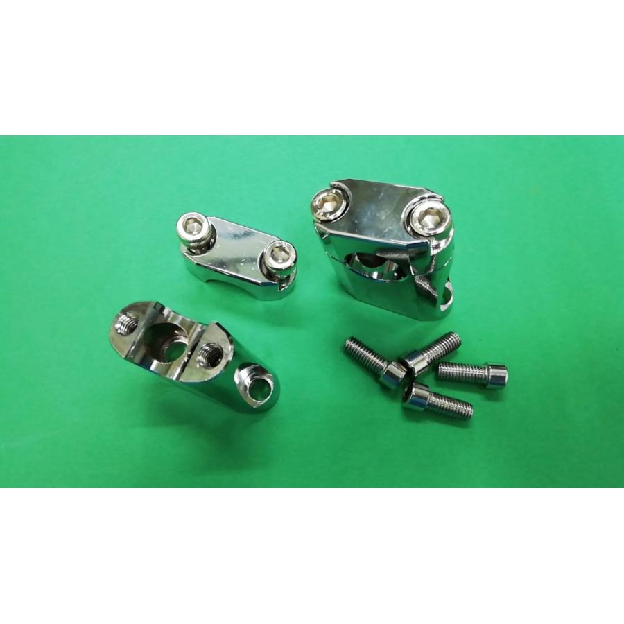 傾斜ハンドルポスト (GSX400 インパルス イナズマ400 GN125 ジェベル