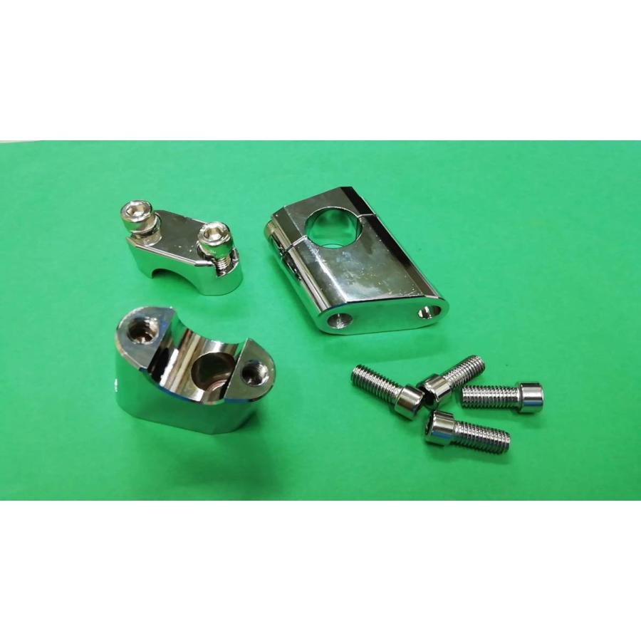 傾斜ハンドルポスト (GSX400 インパルス イナズマ400 GN125 ジェベル