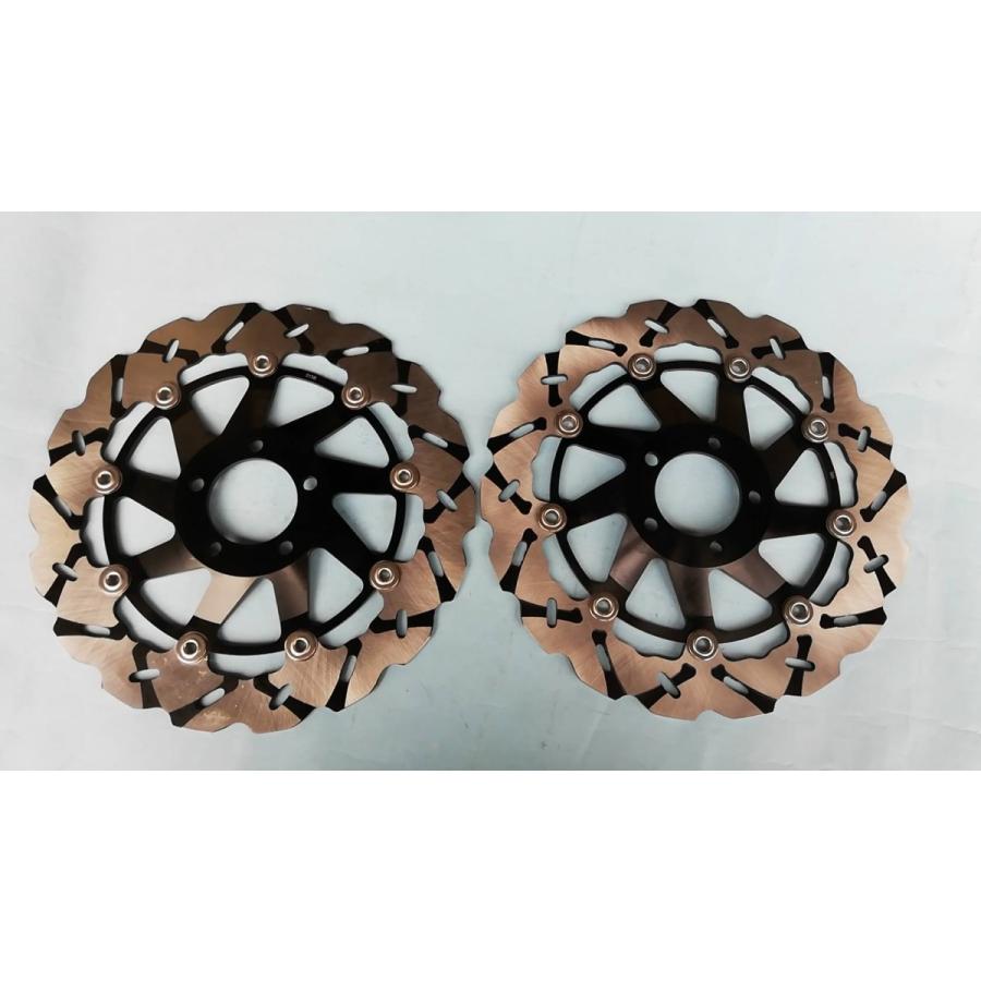 Arashi製フロント用ブレーキディスク052黒色 ゼファー1100RS ZRX1200S