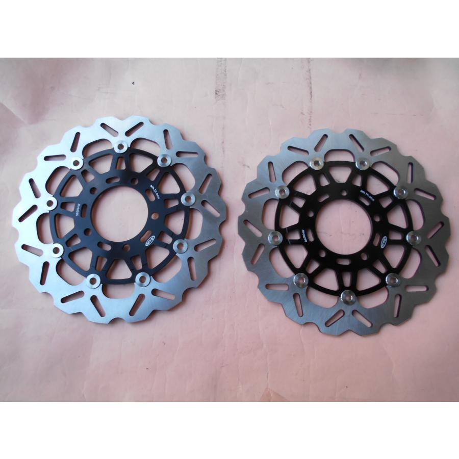 Arashi製 WAVEDISC ウエイブディスク034黒n 新品 ZX-10R (04-07) / ZX