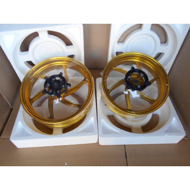 新品 CNC加工 XMAX X-MAX ABS アルミホイール 金色 前後セット XMAX250