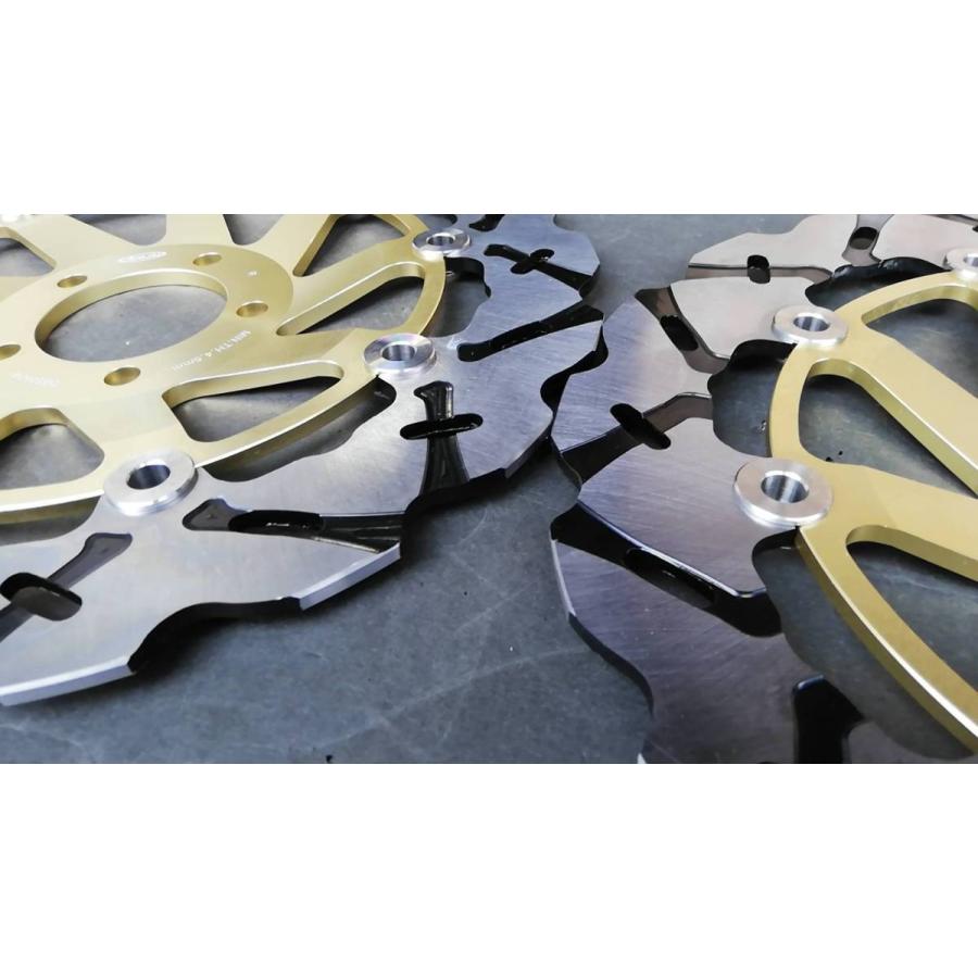 ☆ママさん☆商品です Arashi製フロント用ブレーキディスク052金色 ゼファー1100RS ZRX1200S