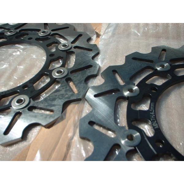 嵐 Arashi製WaveDISC022黒色 YZF-R6 (99-02) YZF-R1 (98-01)(02-03