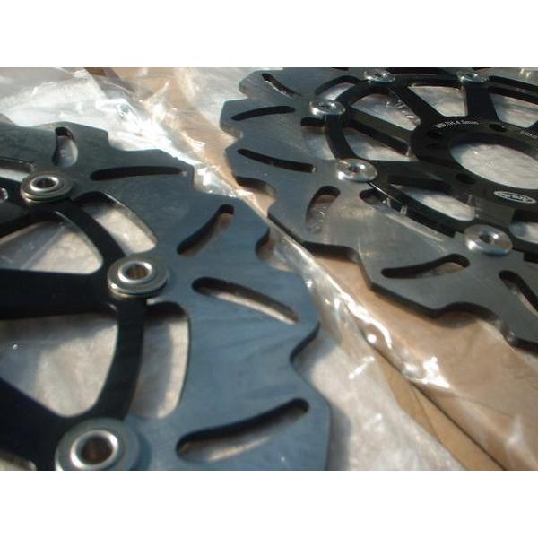 Arashi製フロント用ブレーキディスク1009黒 ゼファー1100RS ZRX1200S