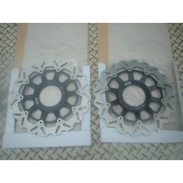 パーツ CBR929RR SC44 CBR954RR SC50 00- Arashi製 ウエイブディスク028黒 フロント用 CBR900RR CBR929RR SC44