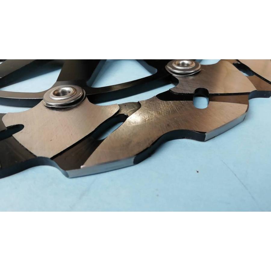 Arashi製フロント用ブレーキディスク052黒色 ゼファー1100RS ZRX1200S