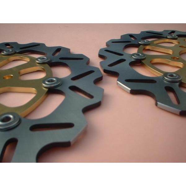 Arashi製 フロント用 WaveDisc059金 ZZR1400 ZX-10R ZX-14R 1400GTR ZZ