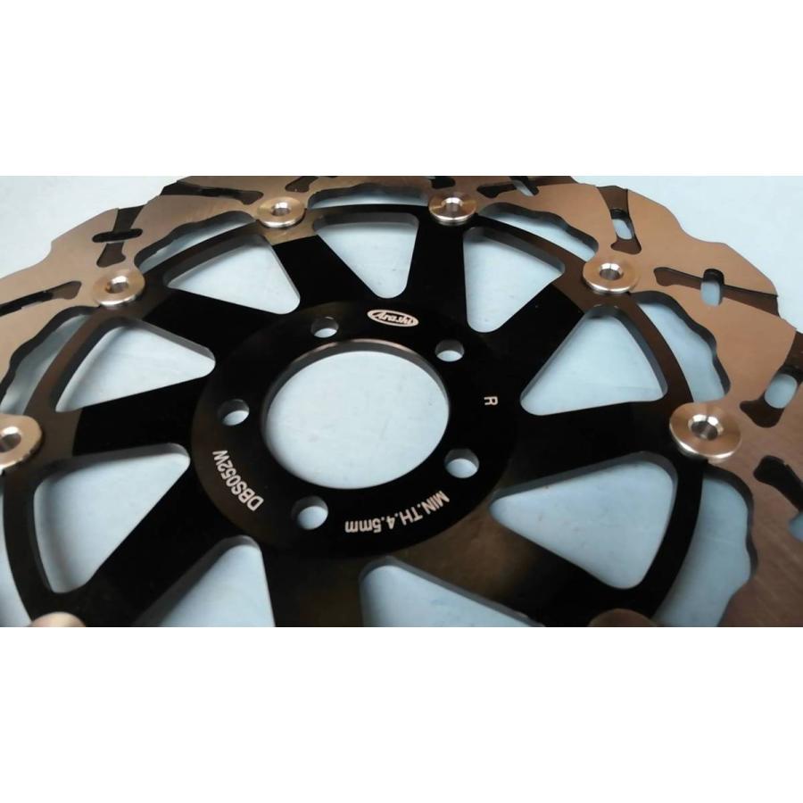 専用2点！！ Arashi製フロント用ブレーキディスク052黒色 ゼファー1100RS