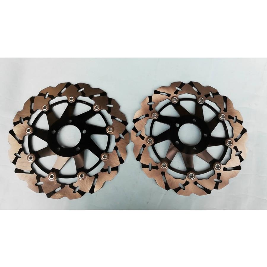 Arashi製フロント用ブレーキディスク052黒色 ゼファー1100RS