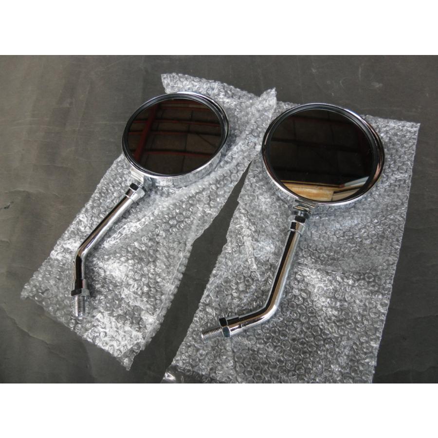 Z2 タイプ 新品 メッキ バックミラー ショートタイプ 左右セット 正