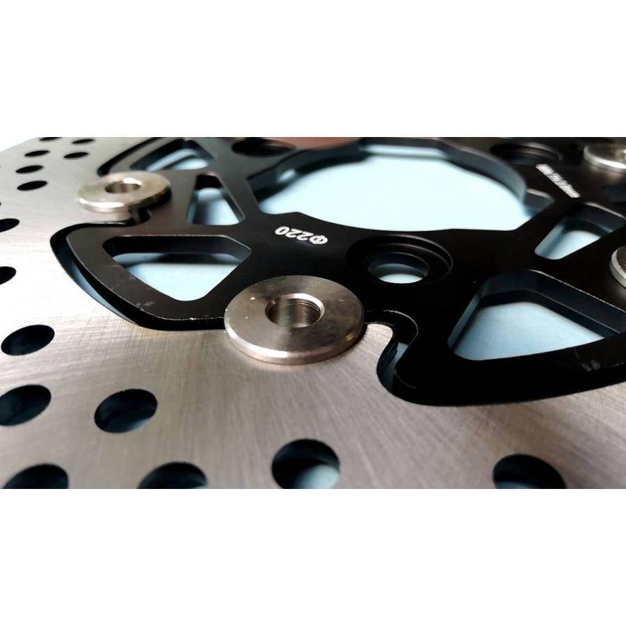 AdeLinフローティングディスク 新型黒f NSR50 XR50 NS-1 XR100 NSR80