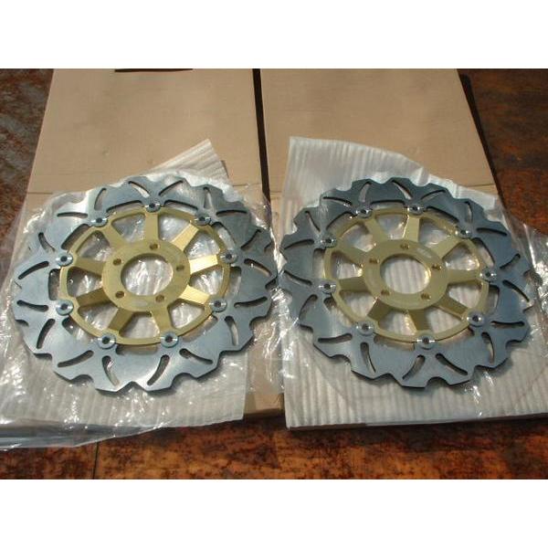 Arashi製フロント用ブレーキディスク1009金 ゼファー1100RS ZRX1200S