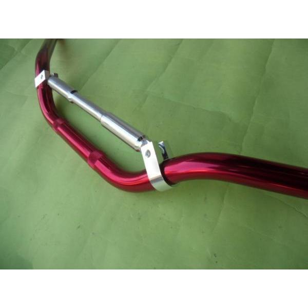 新品 アルミハンドル 22.2mm 赤 (CB1300SF VTR250 ホーネット250