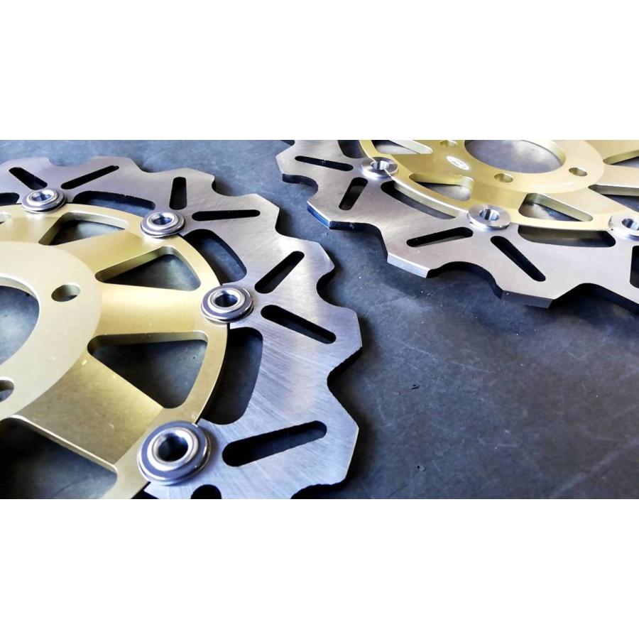 Arashi製ウエイブDISC036金kyt ゼファー400 ZRX400 ZZR400