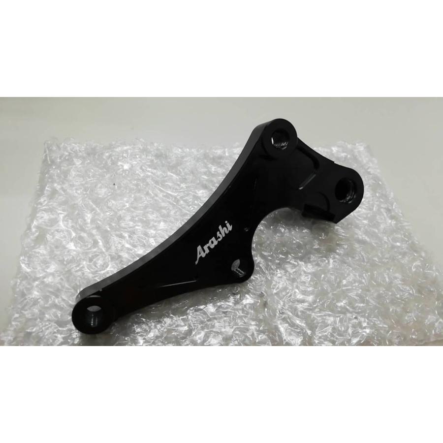 純正キャリパー専用 320mmプレート用 キャリパーサポート 黒色 新品