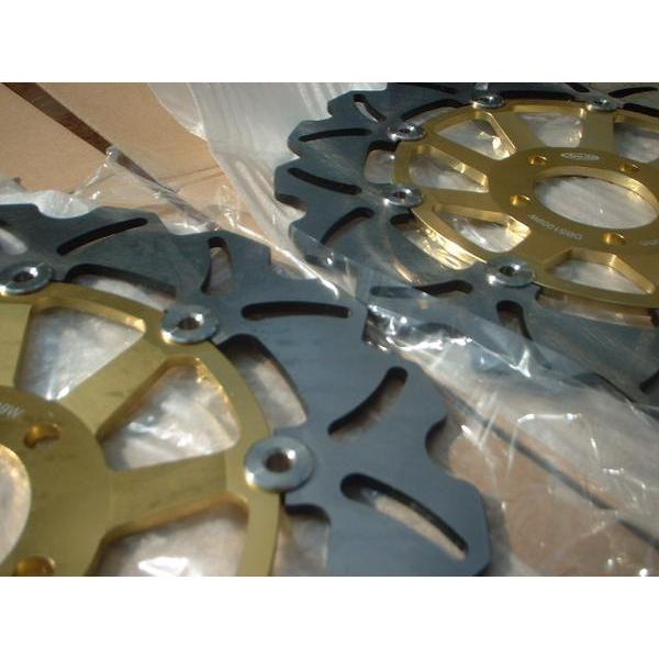 バイクフロントブレーキディスク 2枚 ARASHI製 Arashi製フロント用