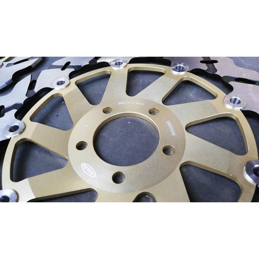Arashi製フロント用ブレーキディスク052金色 ゼファー1100RS