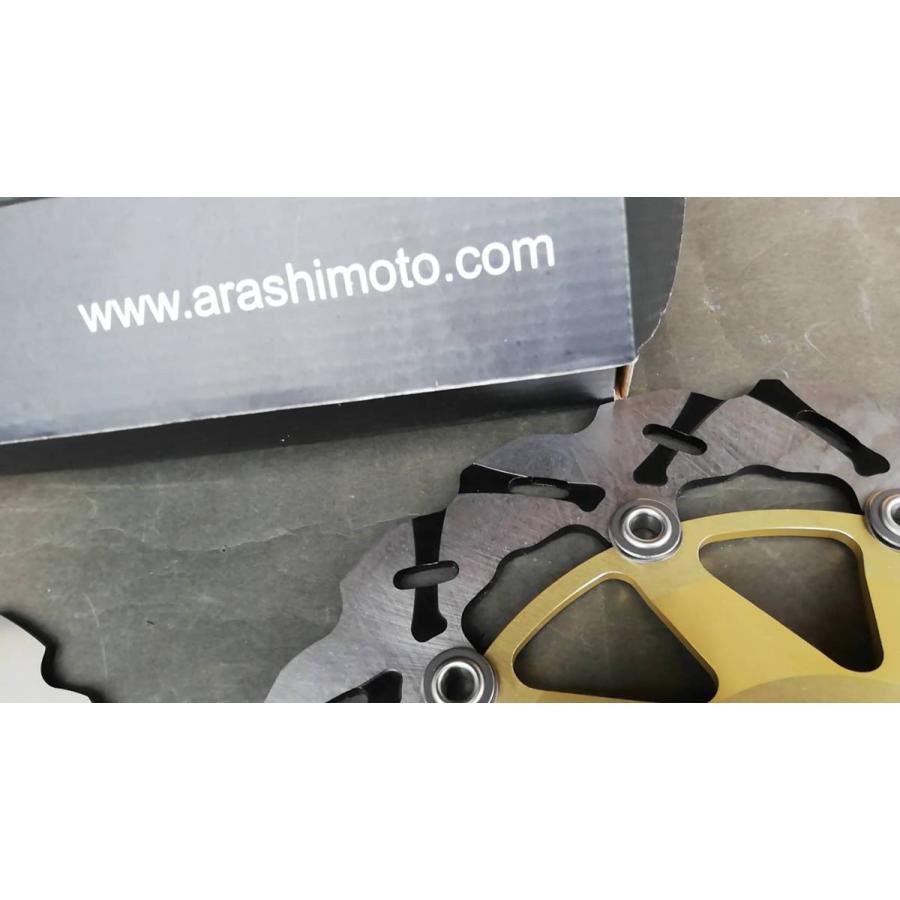 Arashi製フロント用ブレーキディスク052金色 ゼファー1100RS