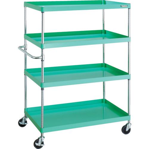 PEW-15104-YG　ＴＲＵＳＣＯ　トラスコ　フェニックスワゴン　省音　１０００Ｘ６５０ＸＨ１５００　４段　ＹＧ色　PEW15104YG　