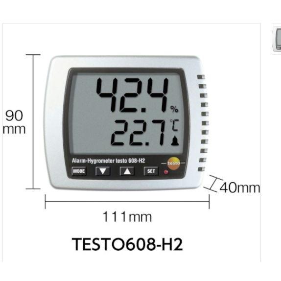<新品・送料無料>テストー 卓上式温湿度計 testo 608-H2① TESTO608-H2 テストー 卓上式温湿度計（LEDアラーム付
