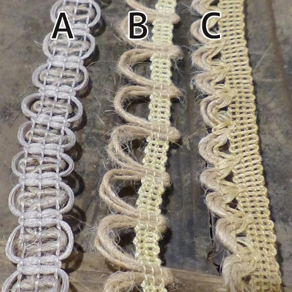 メール便可 麻紐ヘンプレース Hempribbon モチーフレースパーツボンボンテープ麻テープハンドメイド資材手芸用リボンパーツ布雑貨 T98 Makiras 通販 Yahoo ショッピング