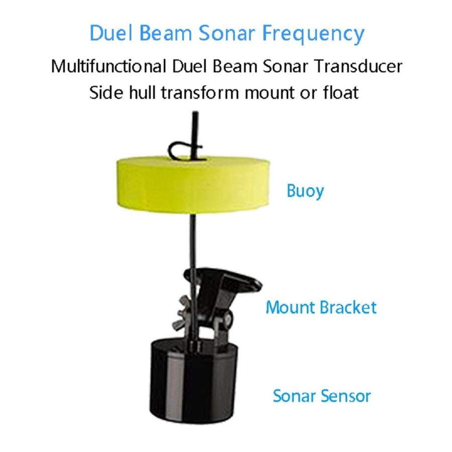 Fish finder カラーLED フィッシュファインダー 魚釣り ソナー 魚群探知機 日本語表示対応 FF188N FF188N
